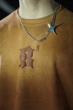 BJHG 3M Reflective Star Spike Tee - Y2K Grunge, 90s Fashion, Retro Style, Y2K Party Out