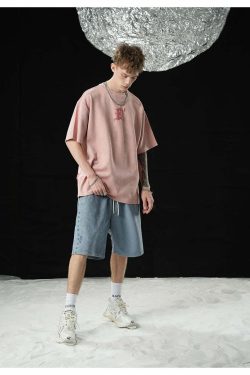 BJHG 3M Reflective Star Spike Tee - Y2K Grunge, 90s Fashion, Retro Style, Y2K Party Out