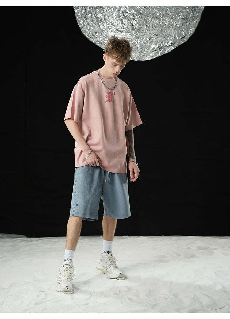 BJHG 3M Reflective Star Spike Tee - Y2K Grunge, 90s Fashion, Retro Style, Y2K Party Out