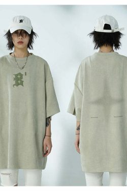 BJHG 3M Reflective Star Spike Tee - Y2K Grunge, 90s Fashion, Retro Summer Outfit