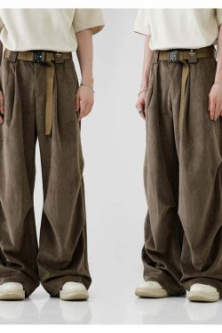 BJHG Baggy Fit Trousers - Y2K Summer, 90s Grunge, Retro Style, Y2K Club & Party Out