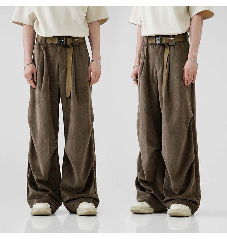 BJHG Baggy Fit Trousers - Y2K Summer, 90s Grunge, Retro Style, Y2K Club & Party Out