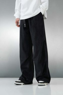 BJHG Baggy Fit Trousers - Y2K Summer, 90s Grunge, Retro Style, Y2K Club & Party Out