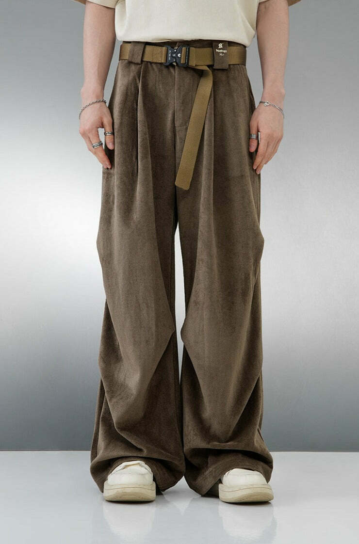 BJHG Baggy Fit Trousers - Y2K Summer, 90s Grunge, Retro Style, Y2K Club & Party Out