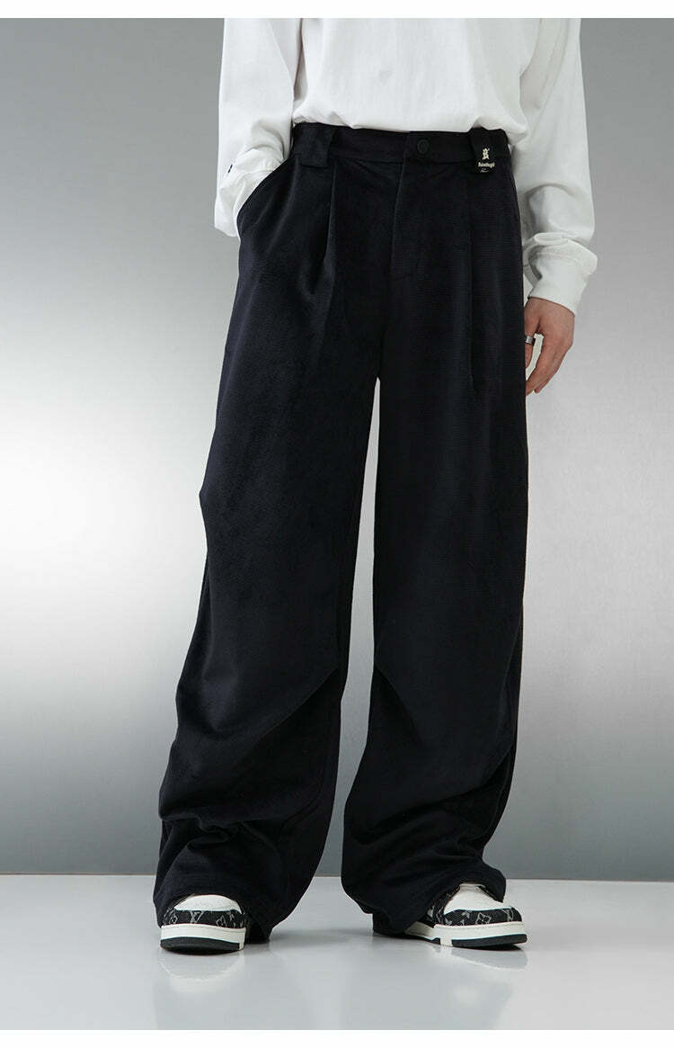 BJHG Baggy Fit Trousers - Y2K Summer, 90s Grunge, Retro Style, Y2K Club & Party Out