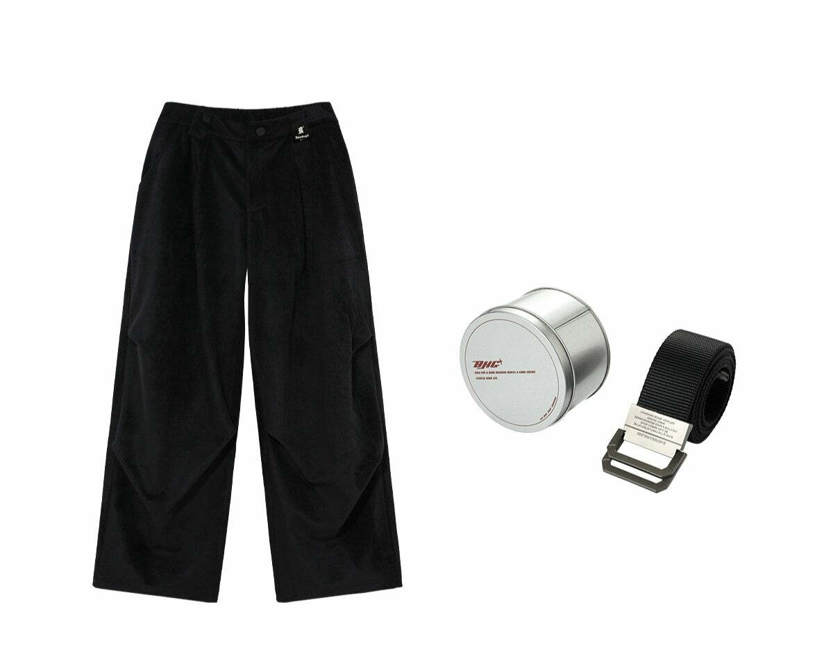 BJHG Baggy Fit Trousers - Y2K Summer, 90s Grunge, Retro Style, Y2K Club & Party Out