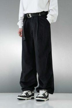 BJHG Baggy Fit Trousers - Y2K Summer, 90s Grunge, Retro Style, Y2K Club & Party Out