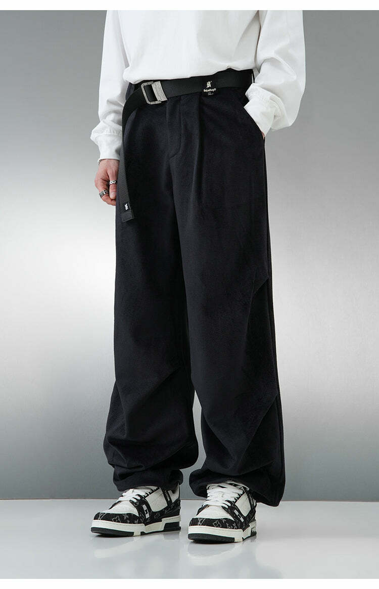 BJHG Baggy Fit Trousers - Y2K Summer, 90s Grunge, Retro Style, Y2K Club & Party Out