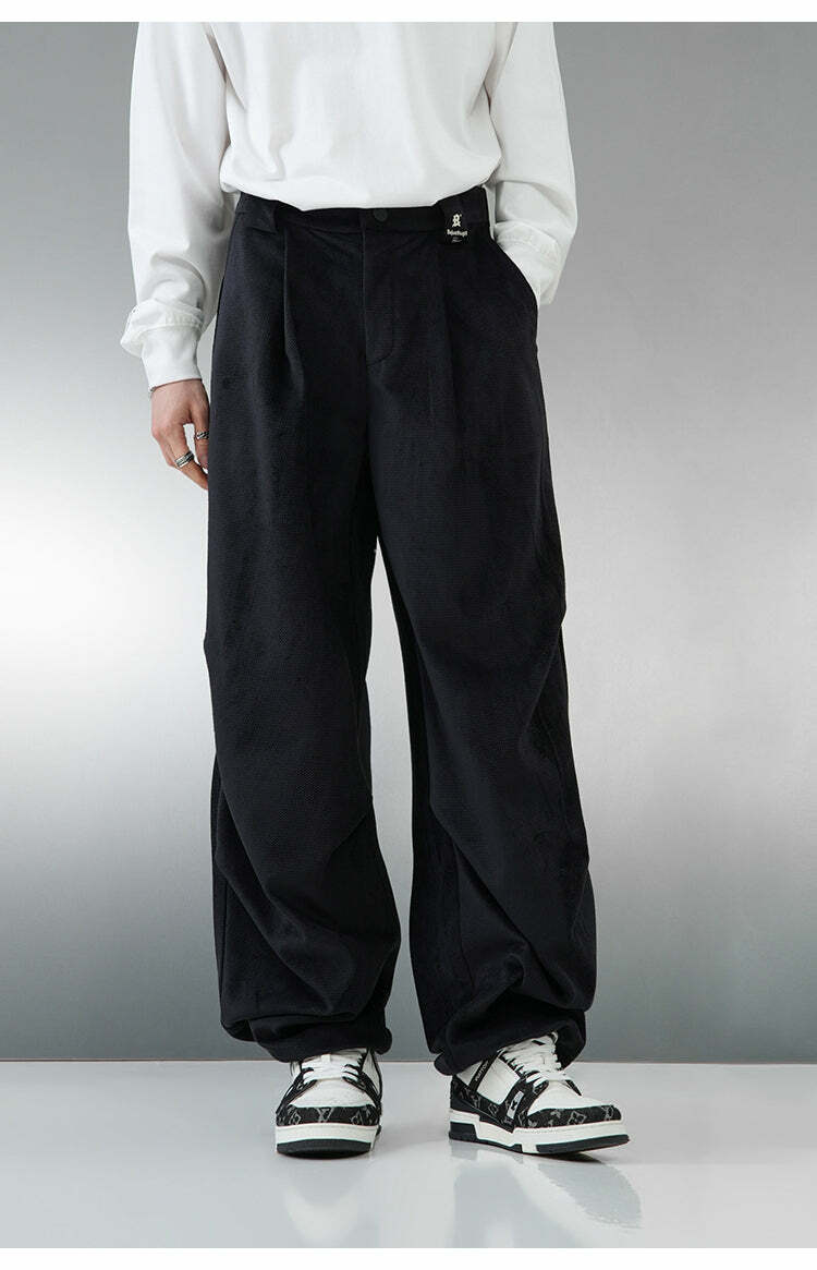 BJHG Baggy Fit Trousers - Y2K Summer, 90s Grunge, Retro Style, Y2K Club & Party Out