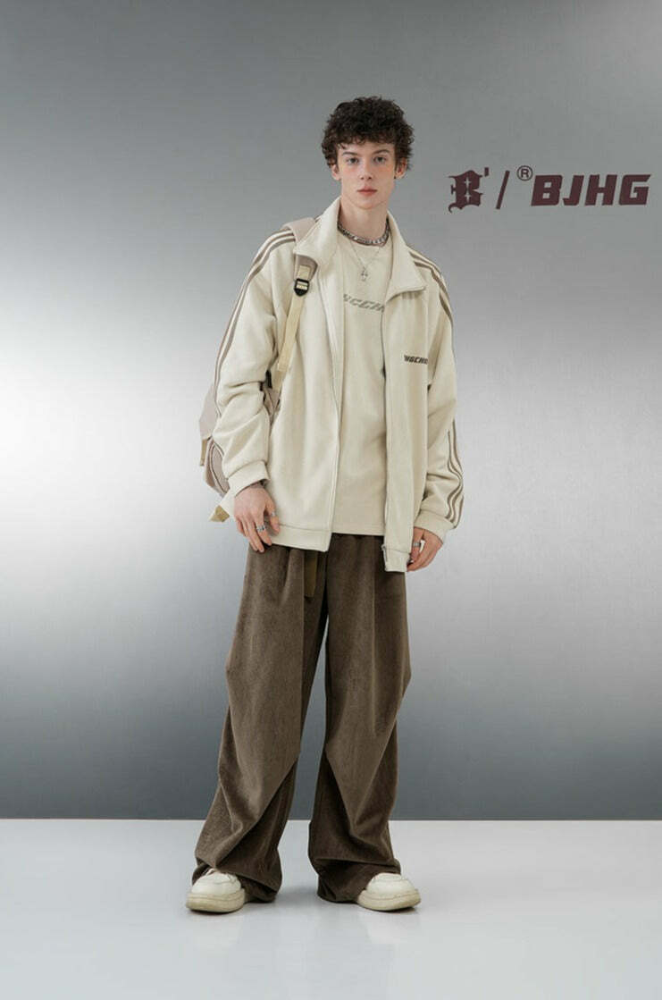 BJHG Baggy Fit Trousers - Y2K Summer, 90s Grunge, Retro Style, Y2K Club & Party Out