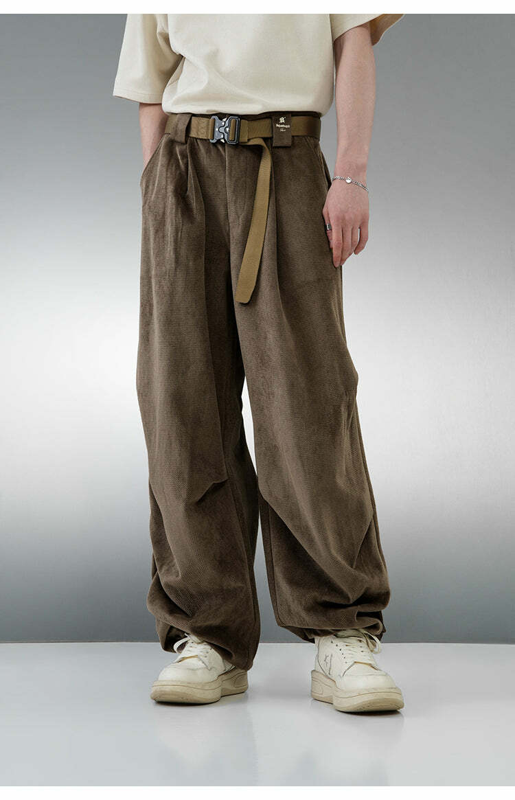 BJHG Baggy Fit Trousers - Y2K Summer, 90s Grunge, Retro Style, Y2K Club & Party Out