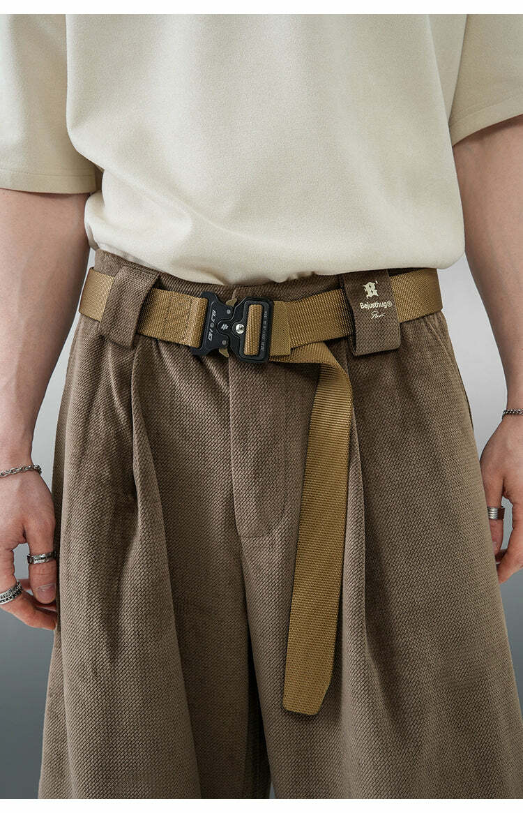 BJHG Baggy Fit Trousers - Y2K Summer, 90s Grunge, Retro Style, Y2K Club & Party Out