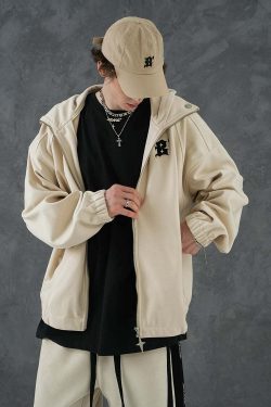 BJHG Classic Hooded Jacket - Y2K Summer, 90s Grunge, Retro Style, Y2K Club & Party Outfits