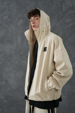 BJHG Classic Hooded Jacket - Y2K Summer, 90s Grunge, Retro Style, Y2K Club & Party Outfits