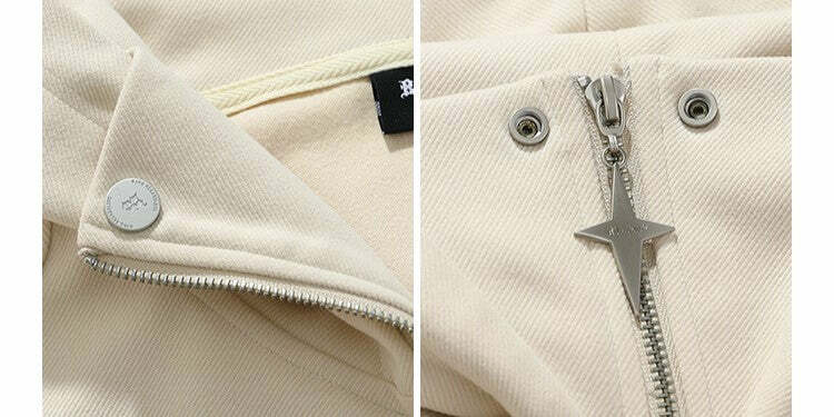 BJHG Classic Hooded Jacket - Y2K Summer, 90s Grunge, Retro Style, Y2K Club & Party Outfits