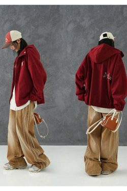 BJHG Classic Hooded Jacket - Y2K Summer, 90s Grunge, Retro Style, Y2K Club & Party Outfits