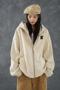 BJHG Classic Hooded Jacket - Y2K Summer, 90s Grunge, Retro Style, Y2K Club & Party Outfits