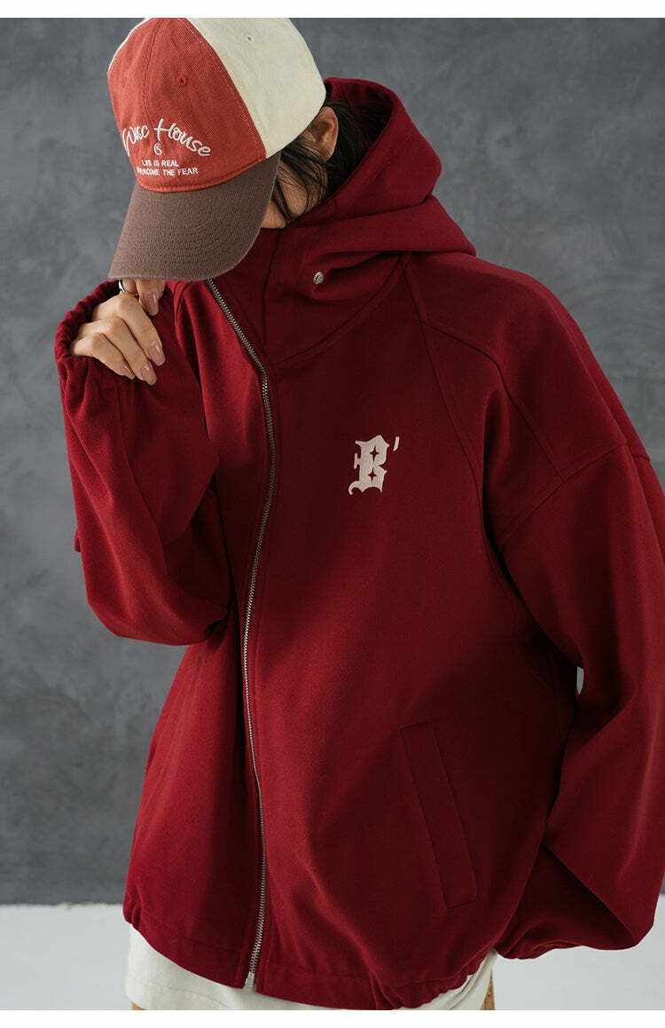 BJHG Classic Hooded Jacket - Y2K Summer, 90s Grunge, Retro Style, Y2K Club & Party Outfits