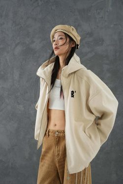 BJHG Classic Hooded Jacket - Y2K Summer, 90s Grunge, Retro Style, Y2K Club & Party Outfits