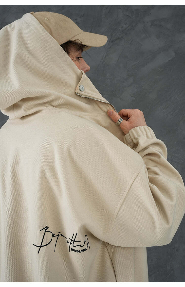 BJHG Classic Hooded Jacket - Y2K Summer, 90s Grunge, Retro Style, Y2K Club & Party Outfits