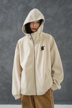 BJHG Classic Hooded Jacket - Y2K Summer, 90s Grunge, Retro Style, Y2K Club & Party Outfits