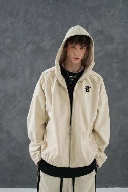 BJHG Classic Hooded Jacket - Y2K Summer, 90s Grunge, Retro Style, Y2K Party & Club Outfits