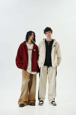 BJHG Classic Hooded Jacket - Y2K Summer, 90s Grunge, Retro Style, Y2K Party & Club Outfits