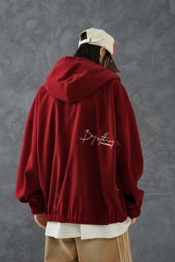 BJHG Classic Hooded Jacket - Y2K Summer, 90s Grunge, Retro Style, Y2K Party & Club Outfits