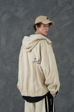 BJHG Classic Hooded Jacket - Y2K Summer, 90s Grunge, Retro Style, Y2K Party & Club Outfits