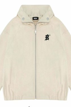 BJHG Classic Hooded Jacket - Y2K Summer, 90s Grunge, Retro Style, Y2K Party & Club Outfits
