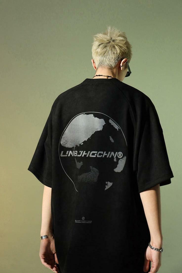 BJHG Core 3M Vintage Washed Tee - Y2K Summer Grunge, 90s Retro, Pastel Goth, Y2K