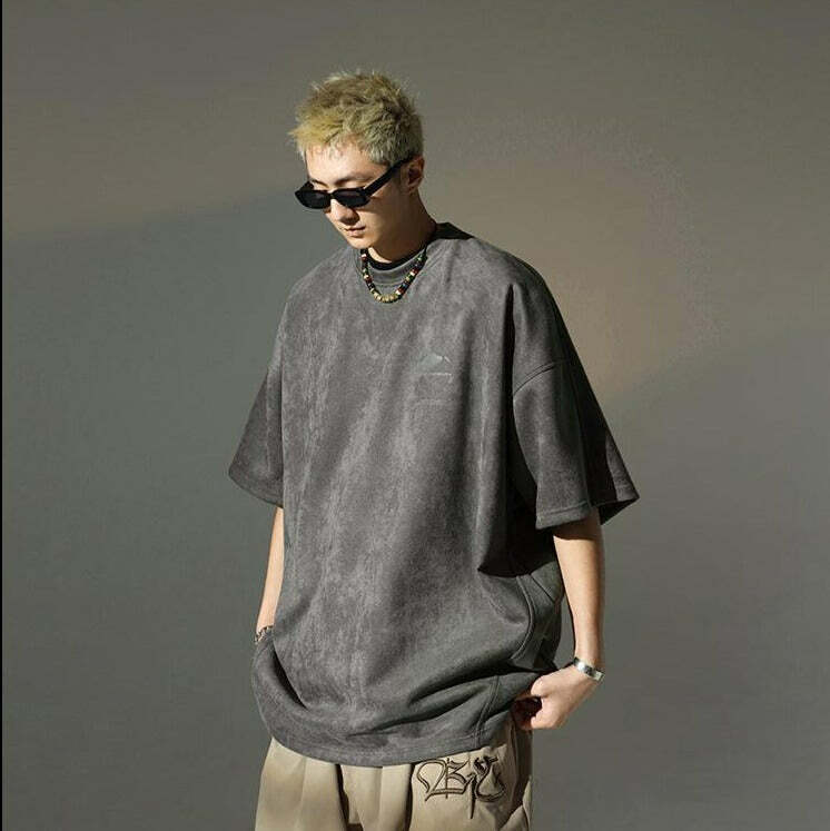 BJHG Core 3M Vintage Washed Tee - Y2K Summer Grunge, 90s Retro, Pastel Goth, Y2K