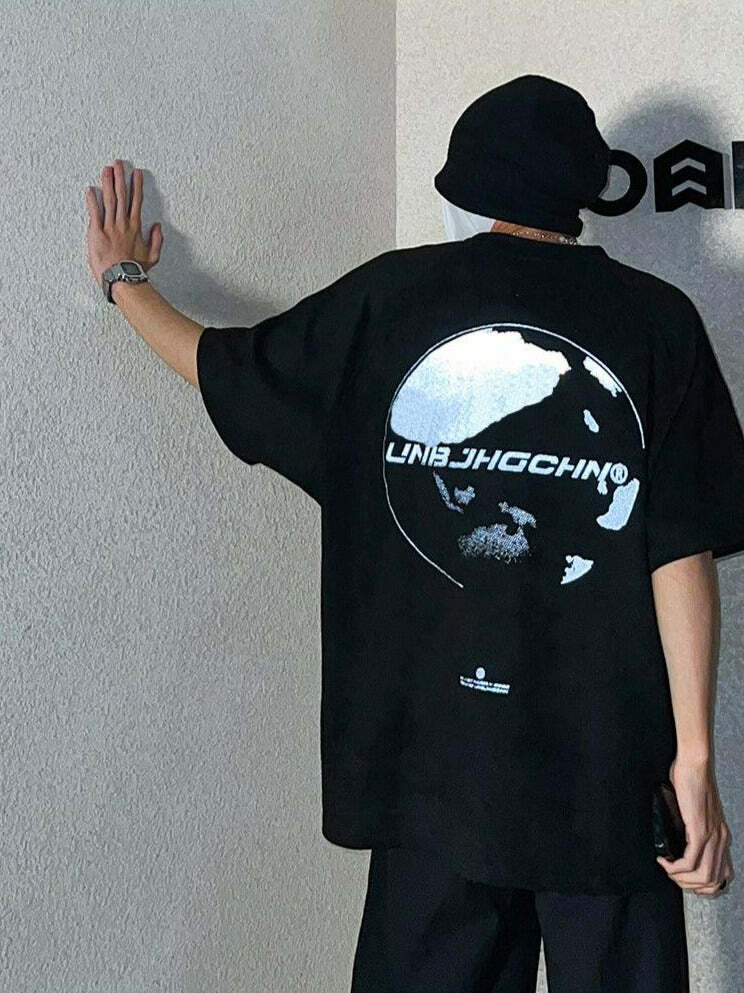 BJHG Core 3M Vintage Washed Tee - Y2K Summer Grunge, 90s Retro, Pastel Goth, Y2K