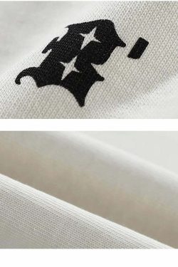 BJHG Double Collar Tee - Y2K Summer Grunge, 90s Retro, Pastel Goth, Y2K Club & Party Outfits