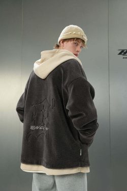BJHG Double Layered Jacket - Y2K Summer Grunge, 90s Retro, Pastel Goth, Y2K Club & Party Out