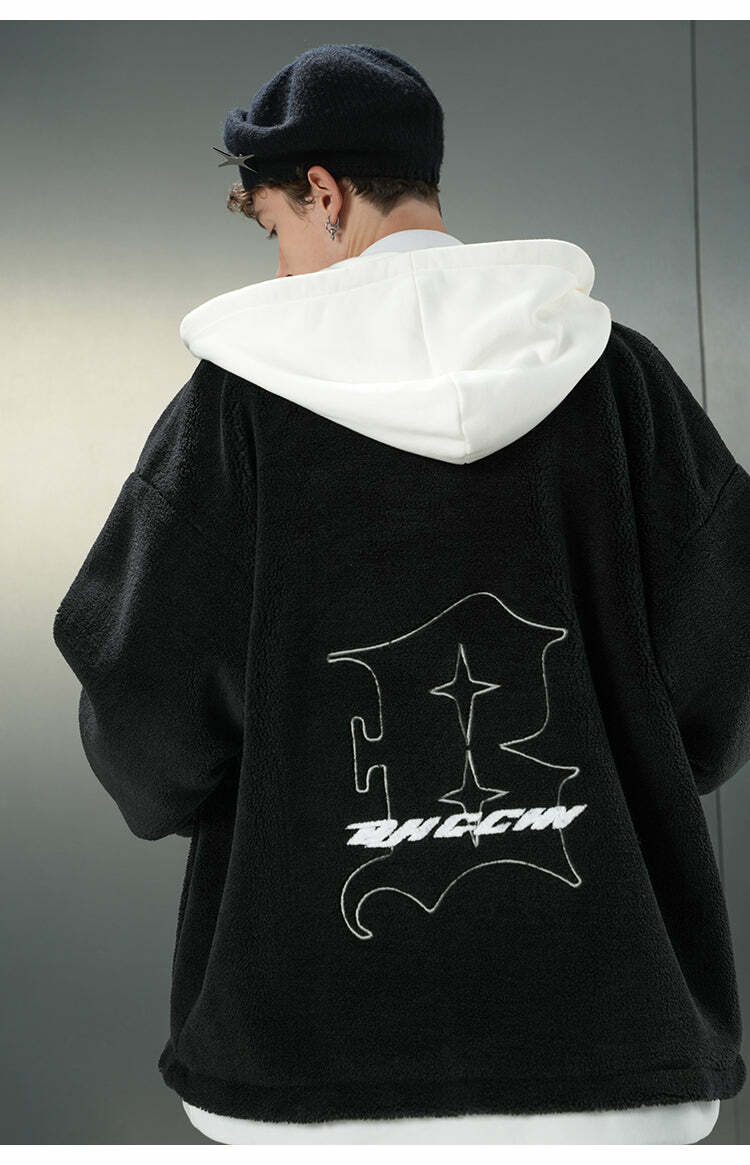 BJHG Double Layered Jacket - Y2K Summer Grunge, 90s Retro, Pastel Goth, Y2K Club & Party Out