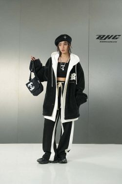 BJHG Double Layered Jacket - Y2K Summer Grunge, 90s Retro, Pastel Goth, Y2K Club & Party Out