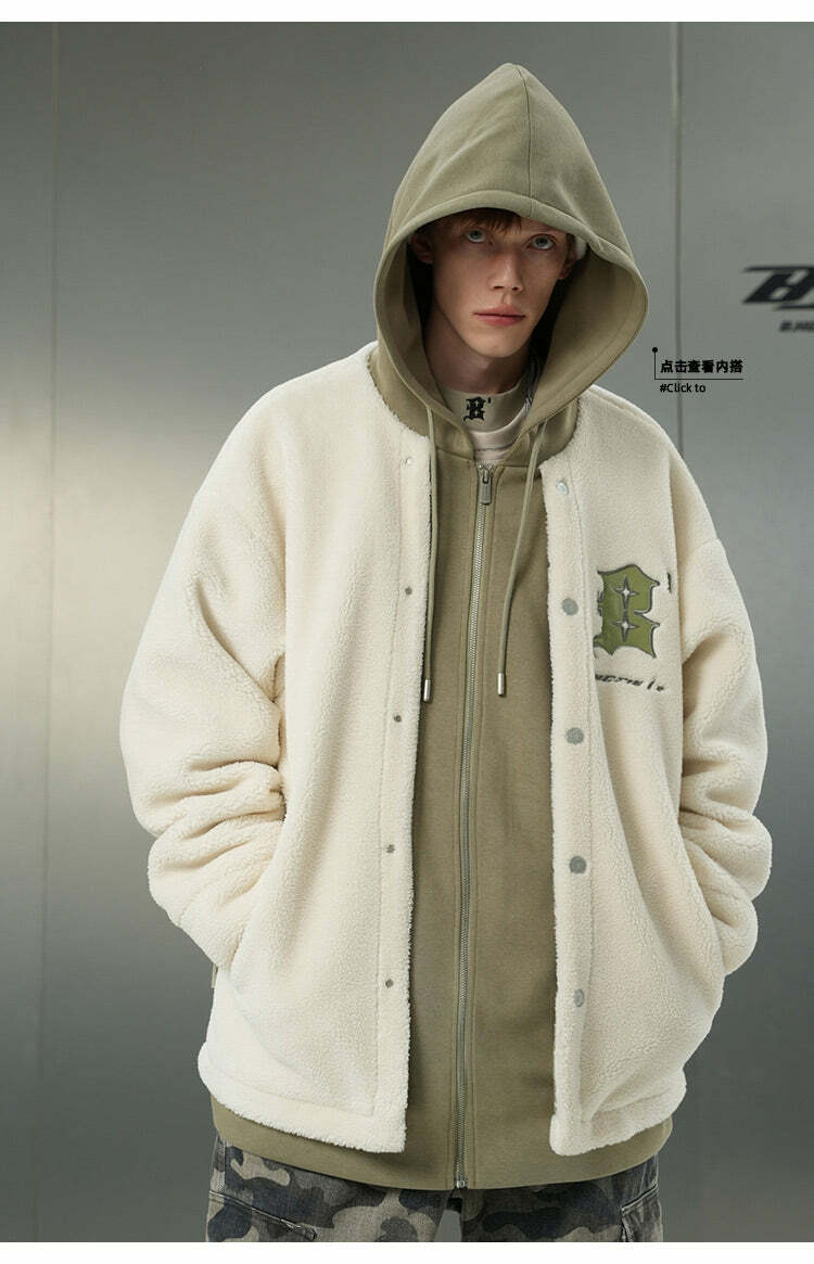 BJHG Double Layered Jacket - Y2K Summer Grunge, 90s Retro, Pastel Goth, Y2K Club & Party Out