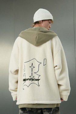 BJHG Double Layered Jacket - Y2K Summer Grunge, 90s Retro, Pastel Goth, Y2K Club & Party Out