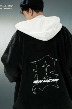 BJHG Double Layered Jacket - Y2K Summer Grunge, 90s Retro, Pastel Goth, Y2K Club & Party Out