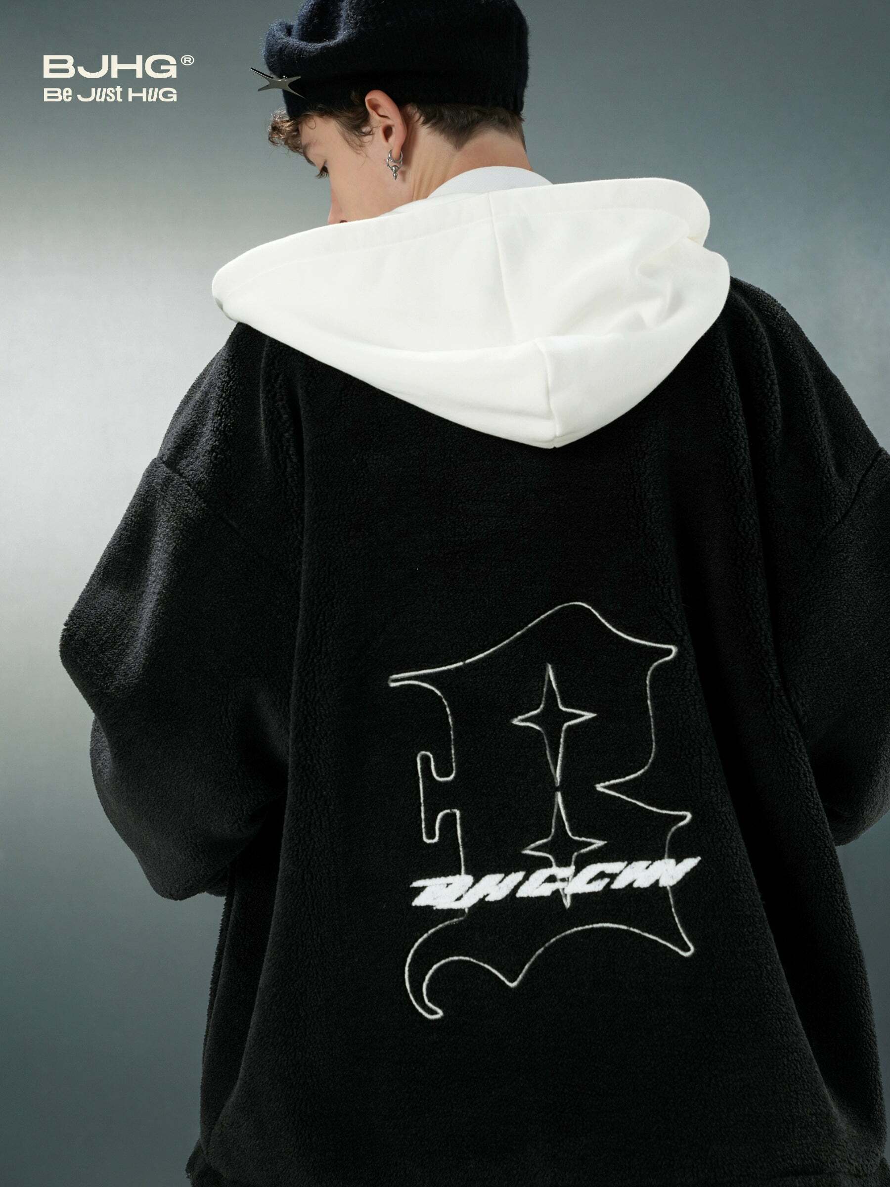 BJHG Double Layered Jacket - Y2K Summer Grunge, 90s Retro, Pastel Goth, Y2K Club & Party Out