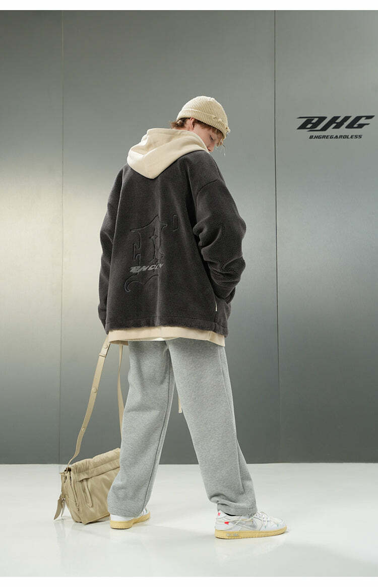 BJHG Double Layered Jacket - Y2K Summer Grunge, 90s Retro, Pastel Goth, Y2K Club & Party Out