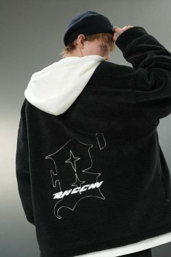 BJHG Double Layered Jacket - Y2K Summer Grunge, 90s Retro, Pastel Goth, Y2K Club & Party Out