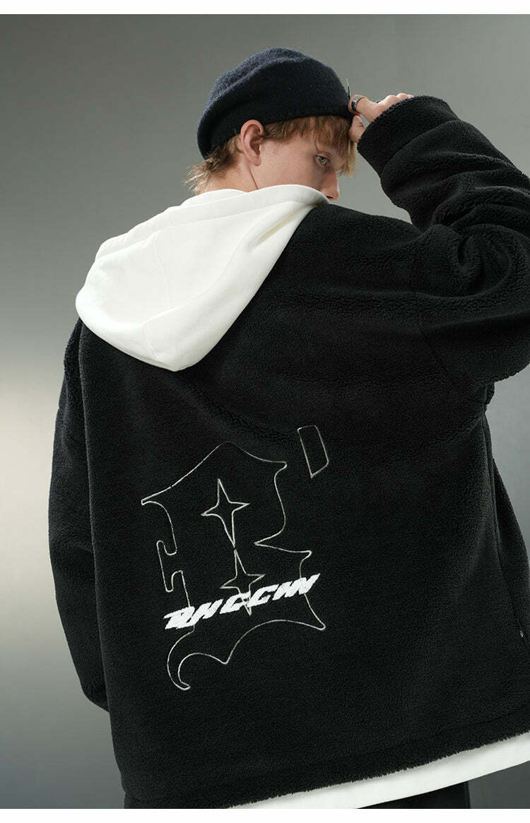 BJHG Double Layered Jacket - Y2K Summer Grunge, 90s Retro, Pastel Goth, Y2K Club & Party Out
