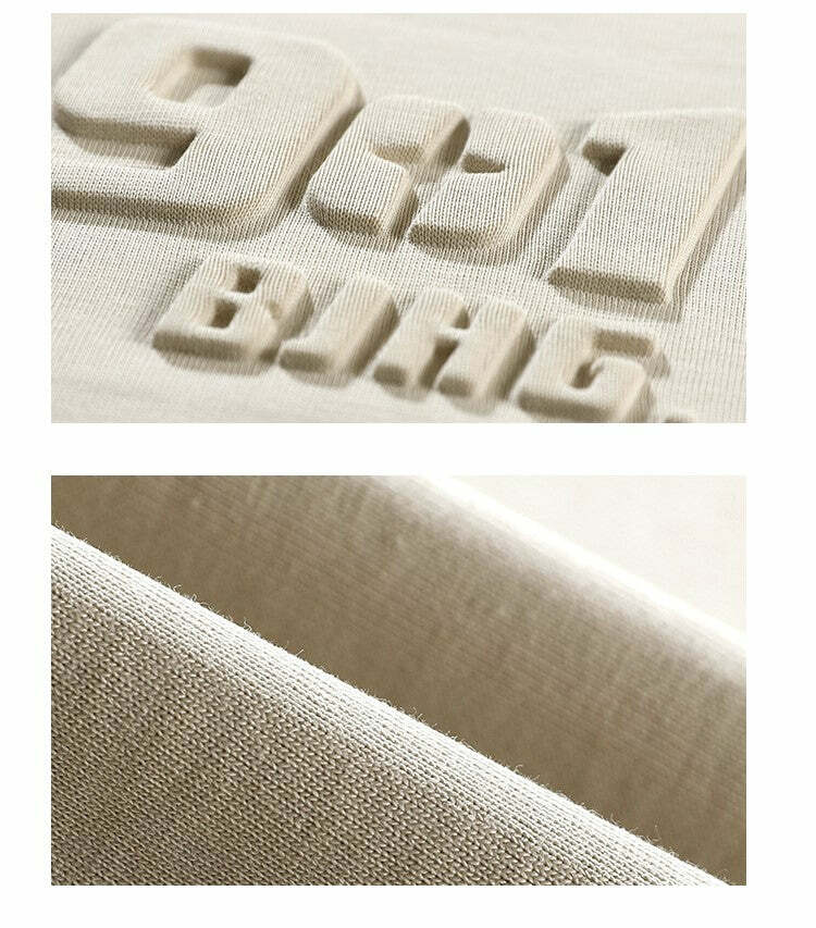 BJHG Embossed Logo Tee - Y2K Summer Grunge, 90s Retro, Pastel Goth, Y2K Club & Party
