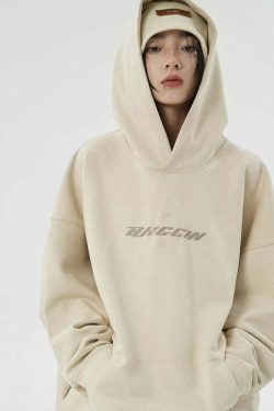BJHG Embroidered Thorns Suede Hoodie - Y2K Grunge, 90s Fashion, Retro Style, Gothic Y2K Out