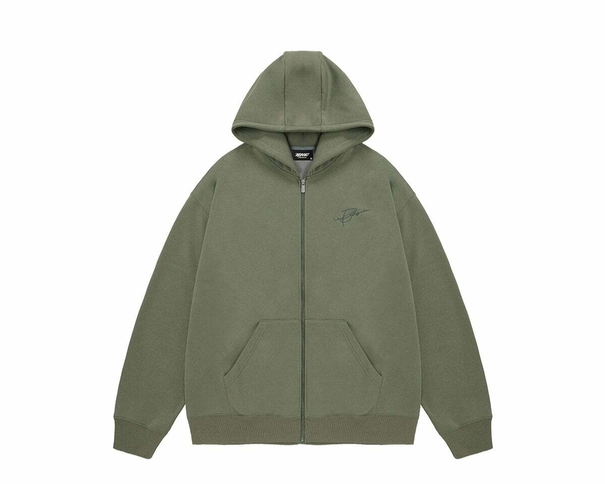 BJHG Script Logo Hoodie - Y2K Summer, 90s Grunge, Retro Style, Y2K Club & Party Outfits