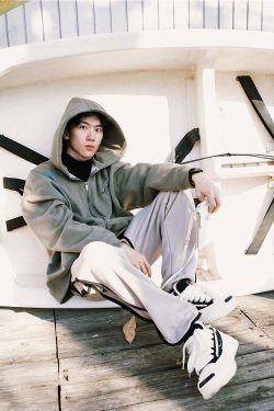 BJHG Script Logo Hoodie - Y2K Summer, 90s Grunge, Retro Style, Y2K Club & Party Outfits