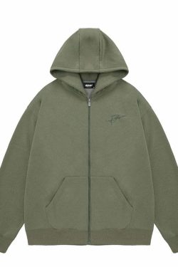 BJHG Script Logo Hoodie - Y2K Summer, 90s Grunge, Retro Style, Y2K Club & Party Outfits