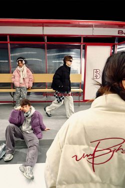 BJHG Suede Puffer Jacket - Y2K Grunge, 90s Retro, Summer Outfits, Y2K Club & Party Fashion